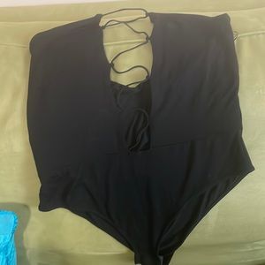 Black fashion nova bodysuit
